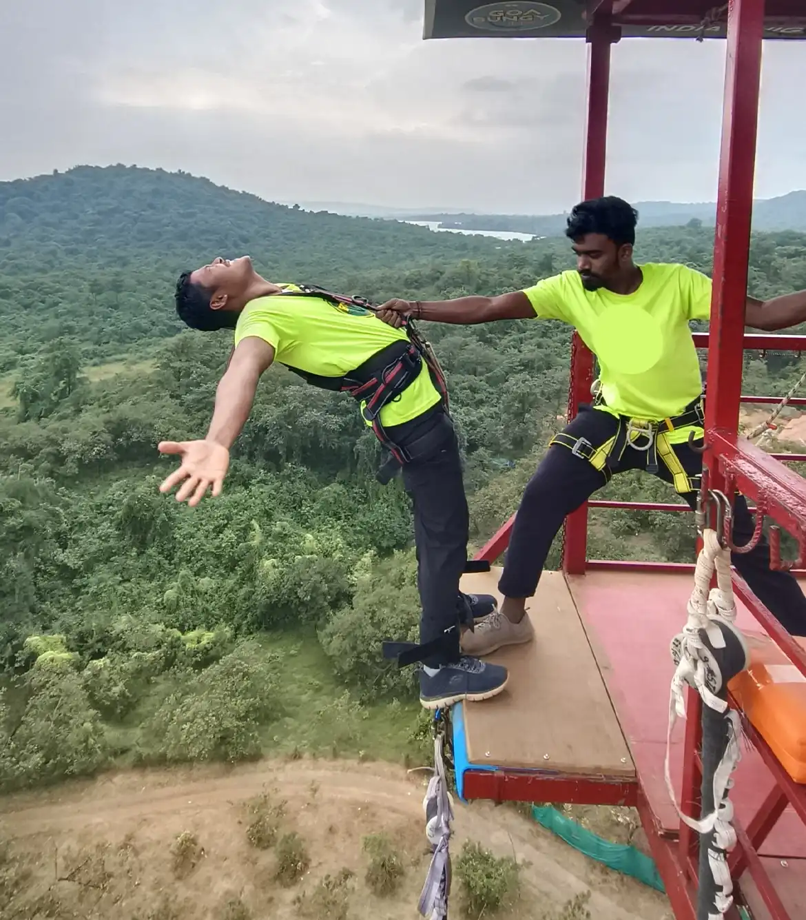 Bungee Jumping in Goa - Highest Inclined Bungy Experience